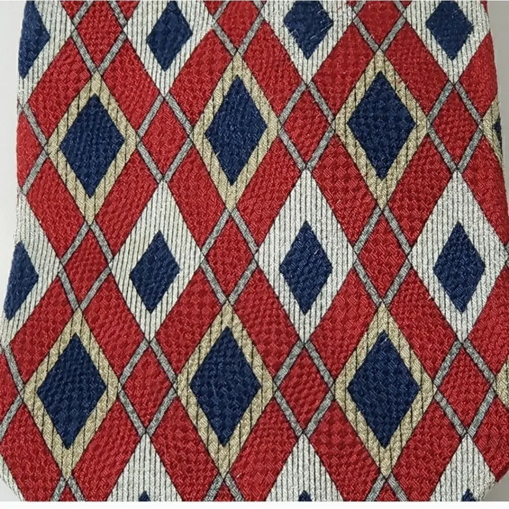 KENNETH COLE NEW YORK Geometric Print Classic Neck Tie